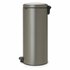 Brabantia Newicon Pedaalemmer 30L Platinum_