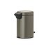 Brabantia Newicon Pedaalemmer 3L Platinum_