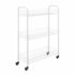 Tomado-Metaltex Slim Keukentrolley met Wielen 23x56x84 cm Wit_