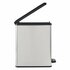 Curver Decobin Slim Pedaalemmer 25L Metallic/Zwart_