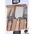 Excellent Houseware Bistro Bamboe Kaasplank Set 4-delig_