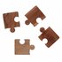 Onderzetters Puzzel 10x13x0.6 cm 4 Stuks Acaciahout_