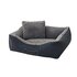 Sun Garden Luxe Hondenmand Lucky + Kussen 80x70x20cm Grijs_