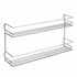 Metaltex Space Saver Smart Kitchen Pepito Kruidenrek 2 Etages 36x8x19 cm Zilver_