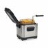 Princess 182612 Mini Friteuse 1.5L 1000W RVS/Zwart_