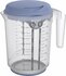 Rotho Fresh Mixbeker met Spatdeksel 1,5L Horizon Blauw_