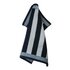 Laura Ashley Keukendoek Midnight Stripe 50x50 cm Donkerblauw_