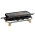 Tefal RE610D 3in1 8-Persoons Raclette Zwart/RVS/Hout_