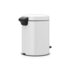 Brabantia Newicon Pedaalemmer 5L Wit_