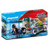 Playmobil 70572 City Action Politiemotor Achtervolging van de Geldrover_