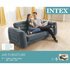 Intex 66552NP 2-Persoons Opblaasbare Bank-Bed 203x224x66 cm Antraciet_