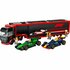 Lego City 60445 F1 Truck met RB20 en AMR24 F1 Auto's_