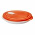 Rotho Micro Clever Magnetronbord 1.2L 26x4.8 cm Papaya Rood/Wit_