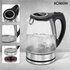 Bomann WKS 6032 G CB Glas Waterkoker 1.7L 2200W RVS/Zwart_