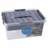 Sunware Q-Line Opbergbox met Inzet 15L Transparant/Grijs_