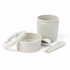 Amuse Tylla Duo Oat Lunchbowl 150+450 ml + Spork Wit_