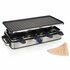 Princess 162645 Raclette 8 Grill Deluxe Zwart/RVS_